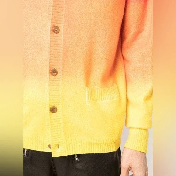 Moschino Couture Ombe effect Cardigan size 50- US L NWT - Picture 5 of 6